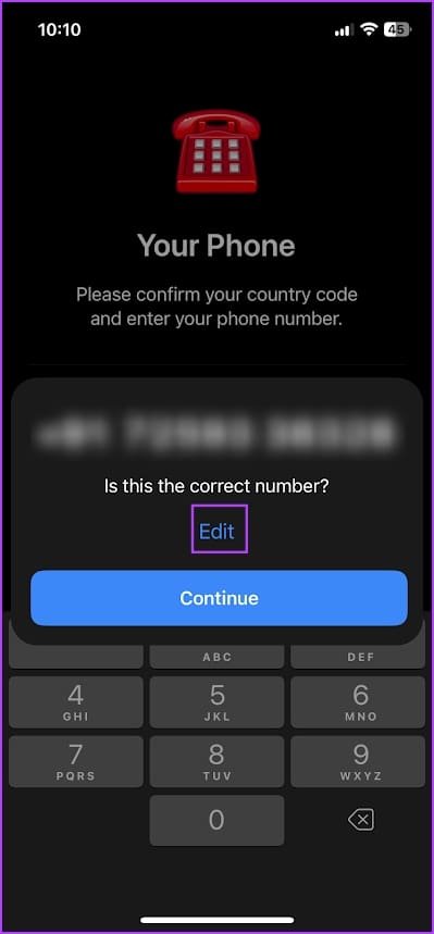 خطا در وارد کردن شماره تلفن