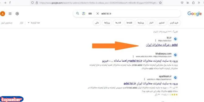 تمدید اینترنت مخابرات