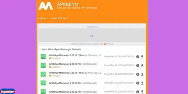 نصب واتساپ قدیمی خودم